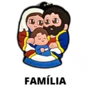 Cl2 Chaveiro De Borracha Família - 10 Unidades