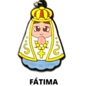 Cl2 Chaveiro De Borracha Fátima - 10 Unidades
