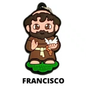 Cl2 Chaveiro De Borracha Francisco - 10 Unidades