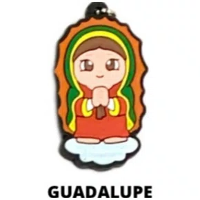 Cl2 Chaveiro De Borracha Guadalupe - 10 Unidades