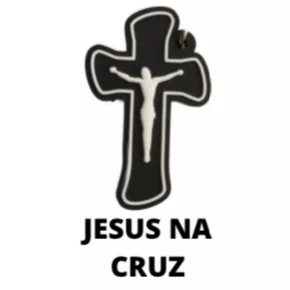 Cl2 Chaveiro De Borracha Jesus na Cruz - 10 Unidades
