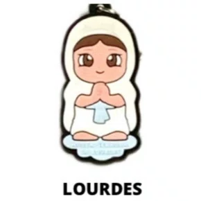 Cl2 Chaveiro De Borracha Lourdes - 10 Unidades
