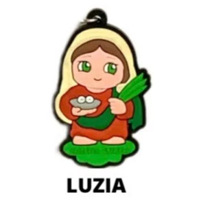 Cl2 Chaveiro De Borracha Luzia - 10 Unidades