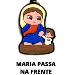 Cl2 Chaveiro De Borracha Maria Passa na Frente - 10 Unidades