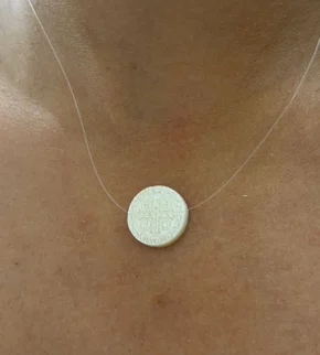 Colar de Fio Nylon São Bento Madre Pérola