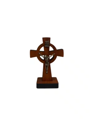 Crucifixo De Madeira Com Cristo - 8CM mod01