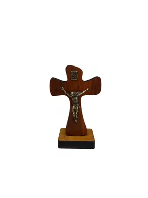 Crucifixo De Madeira Com Cristo - 8CM mod02