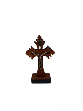 Crucifixo De Madeira Com Cristo - 8CM mod03