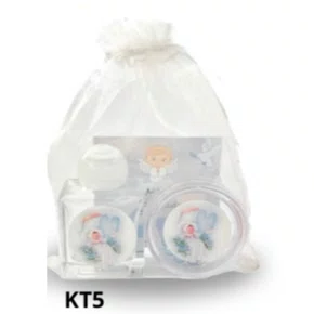 Kit Batismo: Porta Água + Porta Terço com Dezena - KT5