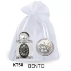 Kit Porta Água Benta + Porta Terço + Dezena - Bento