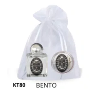 Kit Porta Água Benta + Porta Terço + Dezena - Bento