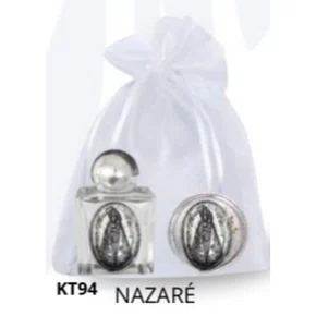 Kit Porta Água Benta + Porta Terço + Dezena - Nazaré