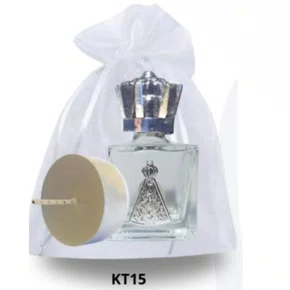 Kit Porta Água Coroinha + Vela Rechaud - KT15