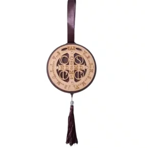 Mandala Estilizada Com Strass São Bento 2 - Marrom