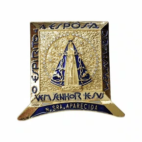 Nicho de Metal Aparecida com Pedestal GRANDE - 6 unidades