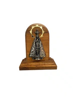 Nossa Senhora Aparecida De Madeira Fundição P
