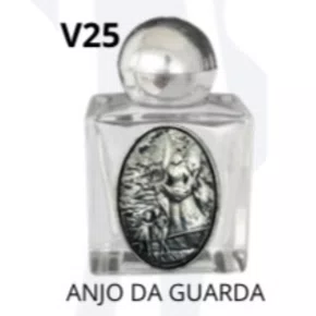 Porta água Benta Anjo da Guarda Vidro P - 10ml
