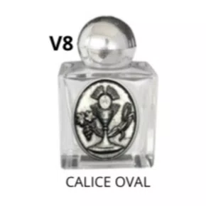 Porta água Benta Calice Oval Vidro P - 10ml