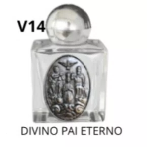 Porta água Benta Divino Pai Eterno Vidro P - 10ml
