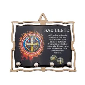 Porta Chaves Resinado São Bento