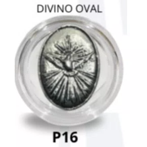 Porta Terço Acrílico + Mini Tercinho - Divino Oval