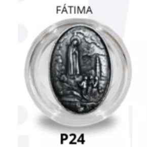 Porta Terço Acrílico + Mini Tercinho - Fátima