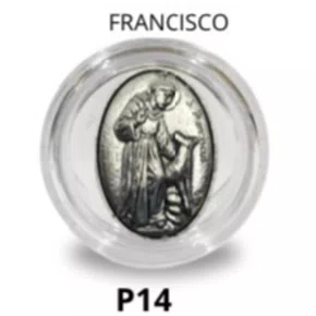 Porta Terço Acrílico + Mini Tercinho - Francisco