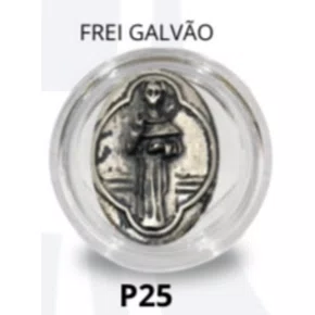 Porta Terço Acrílico + Mini Tercinho - Frei Galvão