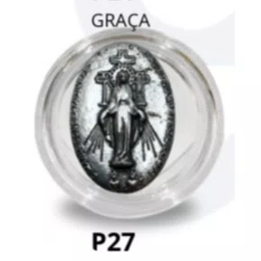 Porta Terço Acrílico + Mini Tercinho - Graça