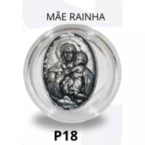 Porta Terço Acrílico + Mini Tercinho - Mãe Rainha