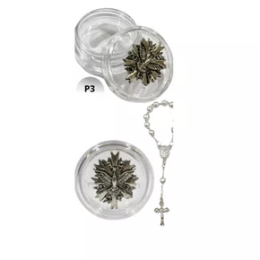 Porta Terço Acrílico + Mini Tercinho - P3