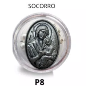 Porta Terço Acrílico + Mini Tercinho - Socorro