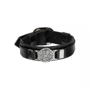 Pulseira de Couro - São Bento Pequeno