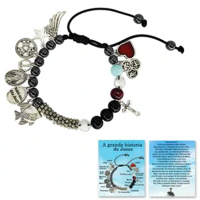Pulseira História de Jesus Lançamento - 6 Unidades