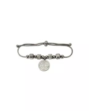 Pulseira Pandora de São Bento em Inox - Prata