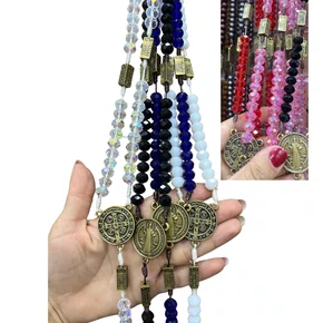 Terço da Contemplação Cristal - Preto