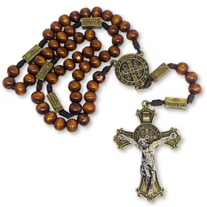 Terço da Contemplação Madeira - Caramelo