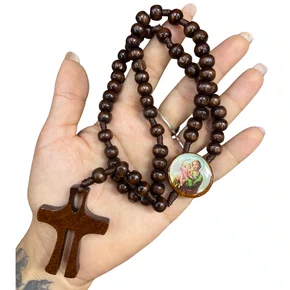 Terço de Madeira Terço dos Homens - 6 Unidades