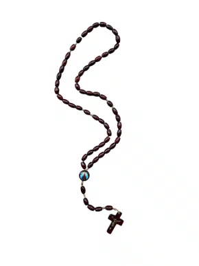 Terço de Madeira Tradicional Aparecida - 6 Unidades