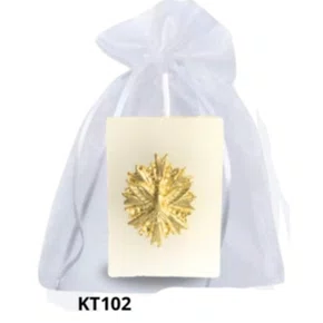 Vela Decorativa Santos KT102 - Dourado