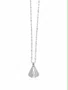 Corrente aço Inoxidável Fina Nossa Senhora Aparecida com Strass - Prata
