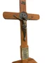 Crucifixo de Madeira Placa São Bento - 33cm Ref:05