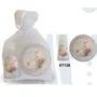 Kit Batismo: Tercinho + Porta Água - Rosa