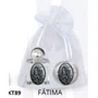 Kit Porta Água Benta + Porta Terço + Dezena - Fátima