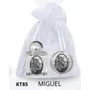 Kit Porta Água Benta + Porta Terço + Dezena - Miguel
