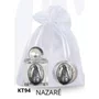 Kit Porta Água Benta + Porta Terço + Dezena - Nazaré