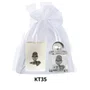 Kit Vela Quadrada Santos + Porta Água Benta - KT35