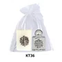 Kit Vela Quadrada Santos + Porta Água Benta - KT36