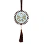 Mandala Estilizada Com Strass Divino Espírito Santo - Marrom