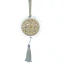 Mandala Estilizada Com Strass São Bento - Branco